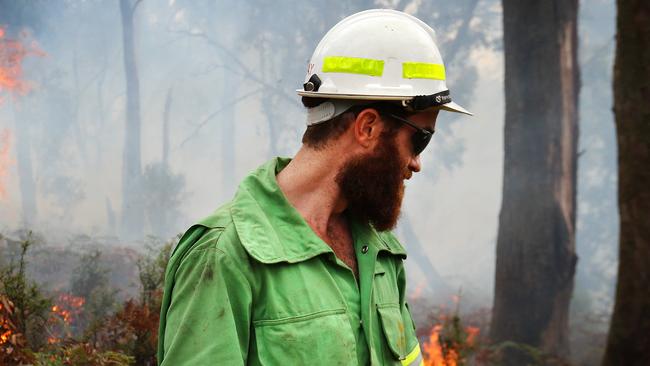 Forest Fire Management units responded to six of eight fires between Shepparton and Mooroopna in four days. Picture: Mark Stewart