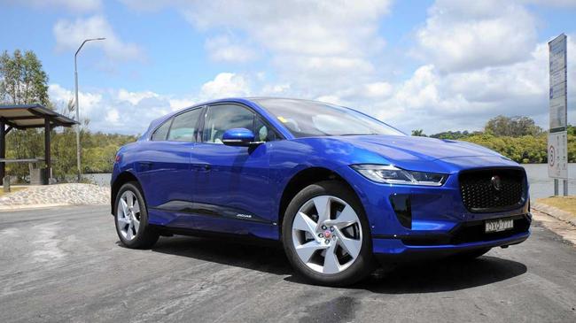 The electric-powered  Jaguar I-Pace has a range of more than 400km. Picture: Grant Edwards