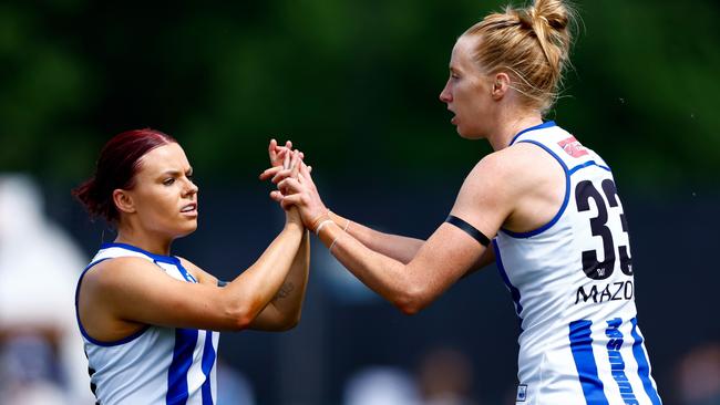 The Roos will host Brisbane in the AFLW grand final on Sunday. Picture: Getty Images