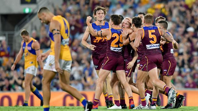 The Lions could still lock up second place with a loss to the Tigers. They just can’t lose by too much. Picture: AAP Image/Darren England