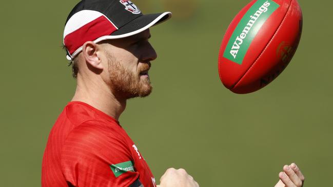 Tim Membrey may not travel to Adelaide with the senior side even if he proves his fitness for this weekend, says Ross Lyon. Picture: Darrian Traynor / Getty Images