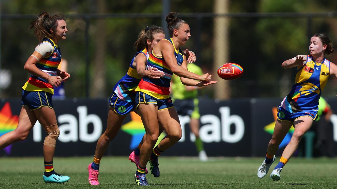 The heat didn’t bother star Crow Ebony Marinoff. Picture: James Worsfold/Getty Images