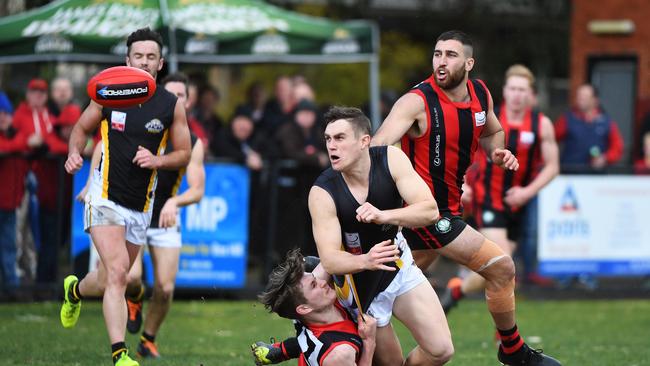 Blackburn just withstood a stunning comeback from Balwyn on Saturday. Picture: James Ross.