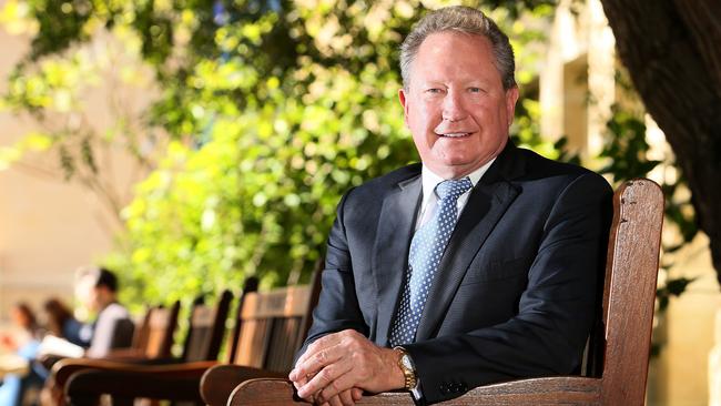 24/08/2017Australian businessman and philanthropist Andrew Henry Forrest at UWA today.pic Colin Murty The Australian