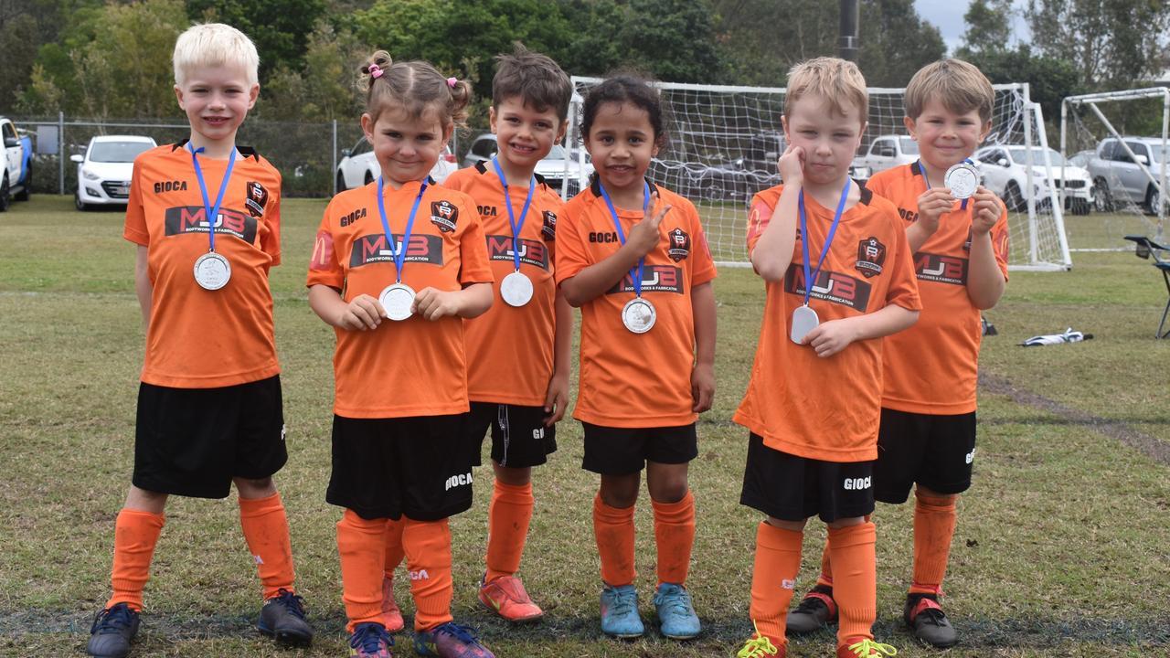 Buderim Blaze under 6s at the Morey Tonen Carnival at Kawana on August 13, 2022. Picture: Eddie Franklin.