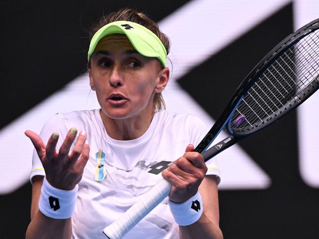 Ukraine's Lesia Tsurenko snubbed a handshake with Aryna Sabalenka.