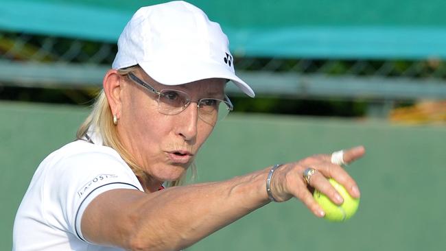 Tennis legend Martina Navatilova is a big fan of Ashleigh Barty.