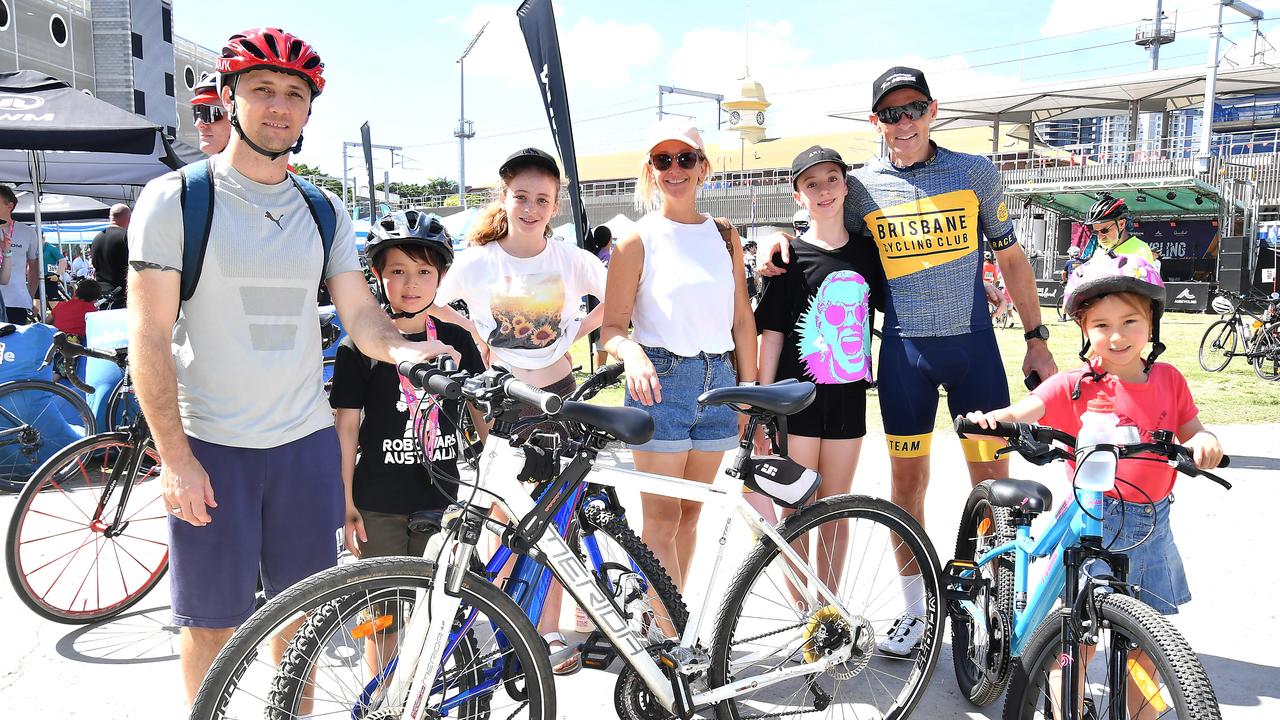 Tour de Brisbane. Sunday April 14, 2024. Picture, John Gass