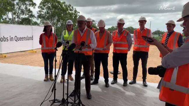 Prime Minister and QLD Premier at Ring Road site