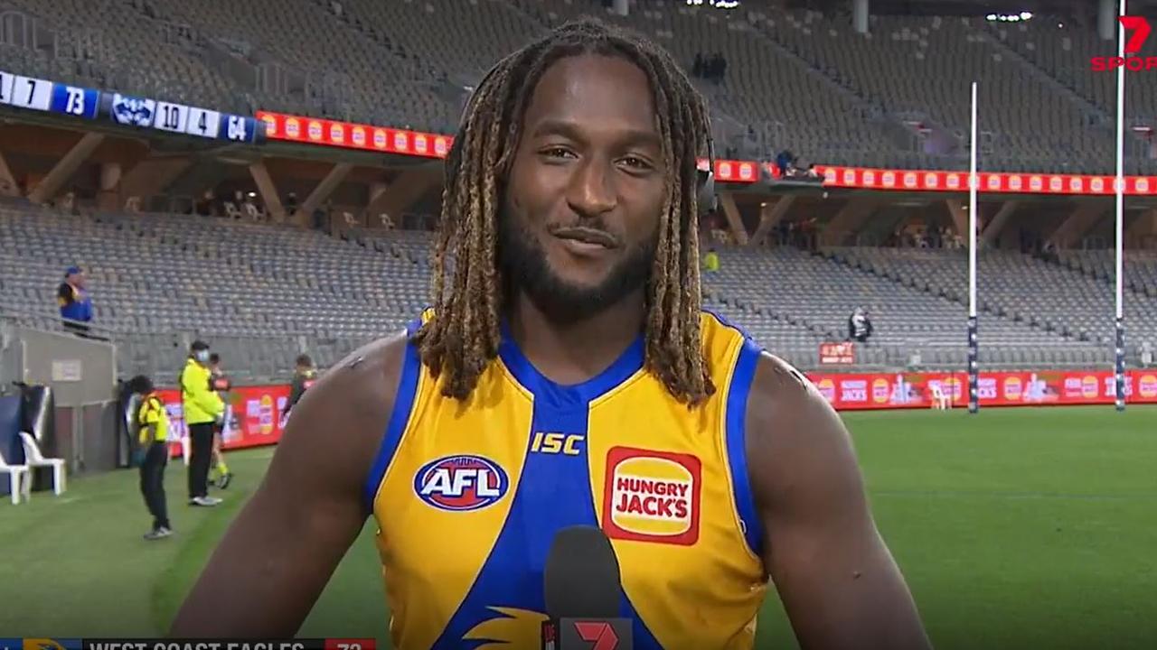 Nic Naitanui put on a clinic against Geelong.