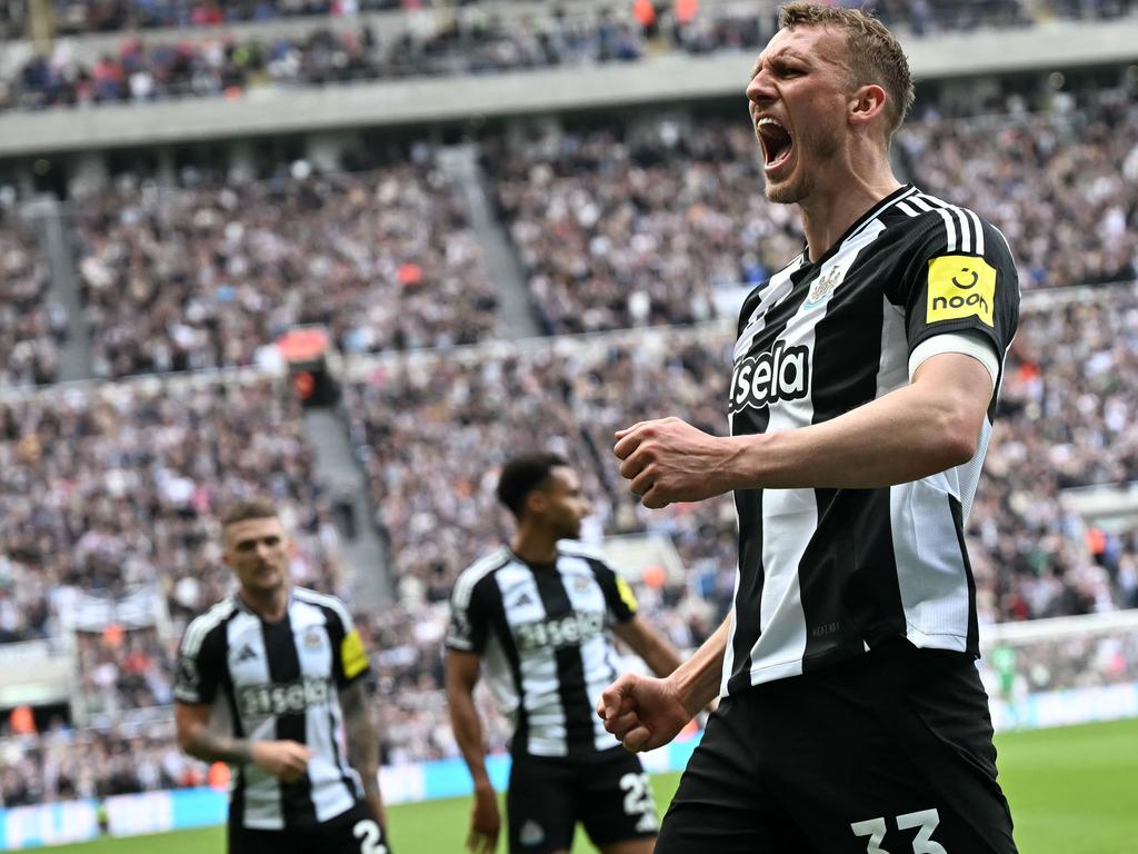 Newcastle now sit third in the Premier League. Picture: Paul Ellis/AFP