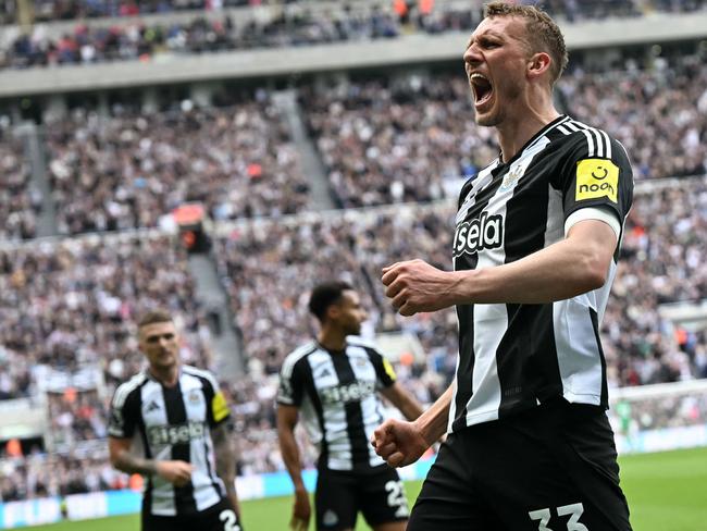 Newcastle now sit third in the Premier League. Picture: Paul Ellis/AFP
