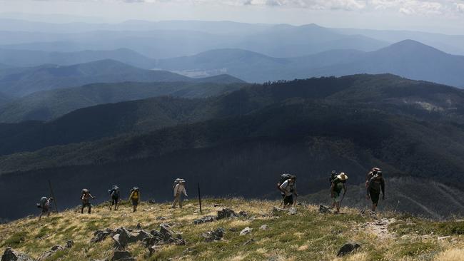 Climbing The Staircase at Mount Bogong will give the legs a good workout. Picture: Charlie Brown