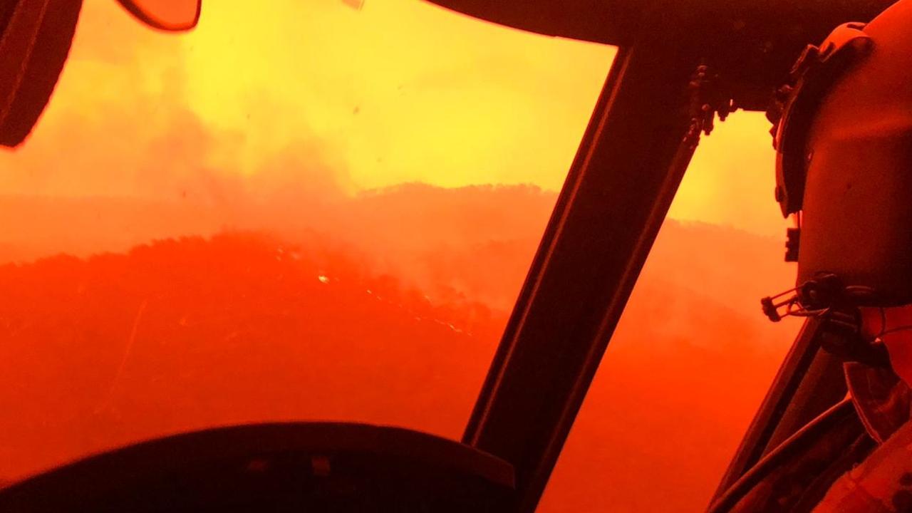 An Australian Army Chinook supports Victorian CFS with evacuations of people and animals from the Omeo and Mt Hotham areas of Victoria, who are under threat from the Bruthen bushfire. *** Local Caption *** The Australian Defence Force (ADF) has commenced Operation Bushfire Assist 19-20 and has stood up Joint Task Forces in New South Wales and Victoria to enhance Defence support following devastating bushfires in the South East of Australia.  ADF member are working side by side with emergency services personnel in the State Disaster Coordination Centre (SDCC) of the NSW Rural Fire Service Headquarters and alongside the Victorian Country Fire Service and Metropolitan Fire Brigades to provide best effect of ADF assets.  HMAS Choules, MV Sycamore and Royal Australian Navy MRH-90 helicopters have conducted evacuations of people and animals from the fire-affected Victorian coastal town of Mallacoota.  The Canberra Class Landing Helicopter Dock (LHD) HMAS Adelaide has also sailed from Sydney this afternoon to join the bushfire relief efforts and support the evacuation of people from fire-affected communities.  The ADF is also providing transport and other assistance such as aviation ground support, logistics, engineering and accommodation support to the firefighting effort.