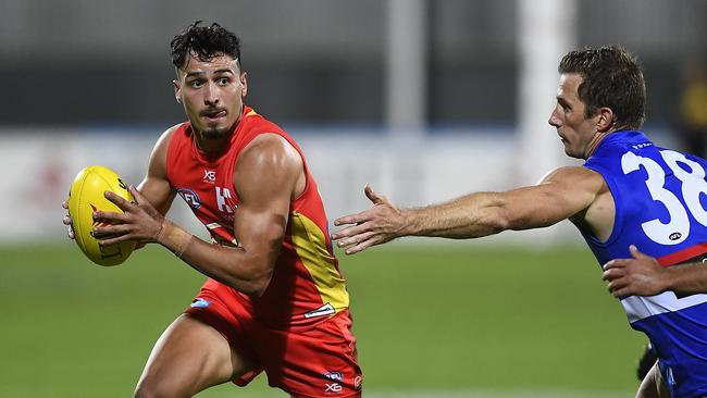 Both South Australian clubs were linked with moves for Izak Rankine and Jack Lukosius not long after they were drafted to Gold Coast. Picture: Ian Hitchcock/Getty Images.