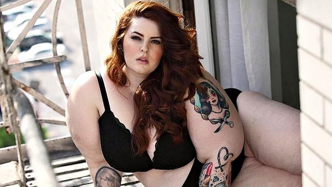 Model Tess Munster (aka Tess Holliday).