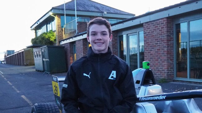 Patrick Heuzenroeder will race overseas in British F4 next year. Picture: Argenti Motorsport