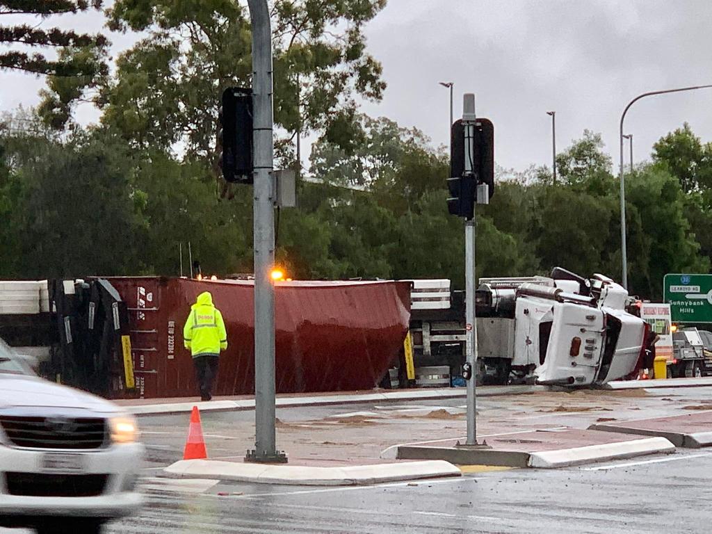 Brisbane Traffic: Multiple Crashes, A Rollover, And Wet Conditions Add ...