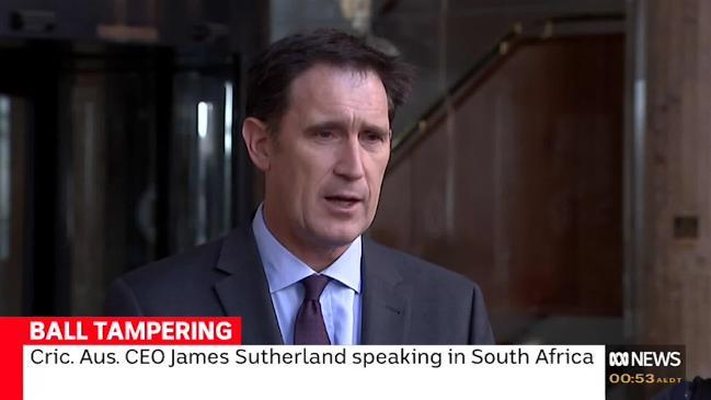 James Sutherland didn't watch Steve Smith presser