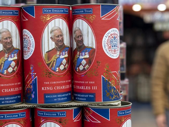 You can even get King Charles III Coronation English breakfast Tea! Picture: Getty Images