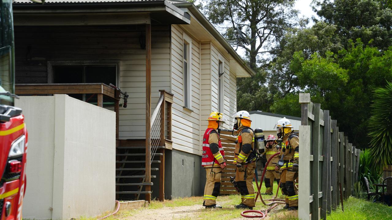 Police allege Mr Cairns deliberately set fire to a home on Vanity Street, Rockville, about 2pm on March 8, 2024.