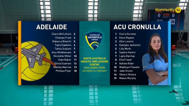 Replay: Fyfe Adelaide/Hobart Jets v ACU Cronulla Sharks - AWL Women Week 4