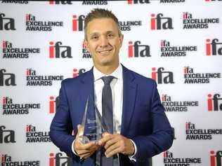 FINANCIAL AWARD: Private wealth adviser, Brett Ulrick who is a director of the Ballina financial services firm Elston, was named the Goals Based Adviser of the Year' Award at the ifa Excellence Awards 2018 In September.. Picture: Supplied