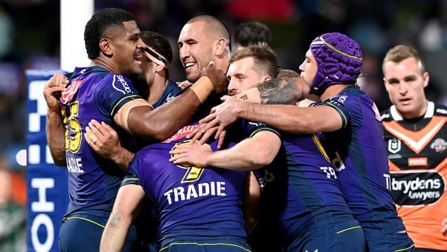 The Storm will be chasing their 19th straight win on Thursday night. Picture: Bradley Kanaris/Getty Images