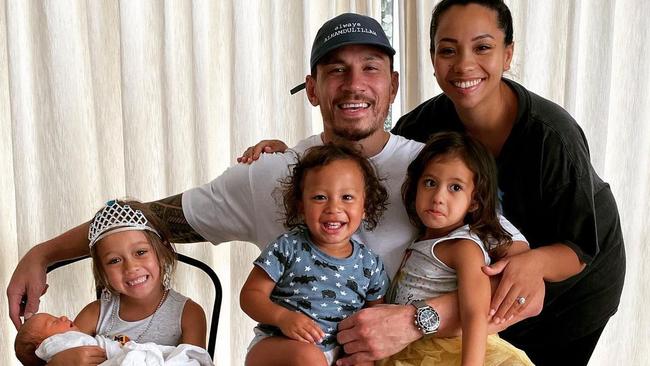 Sonny Bill Williams says he and his wife Alana and their four children are a tight-knit unit.