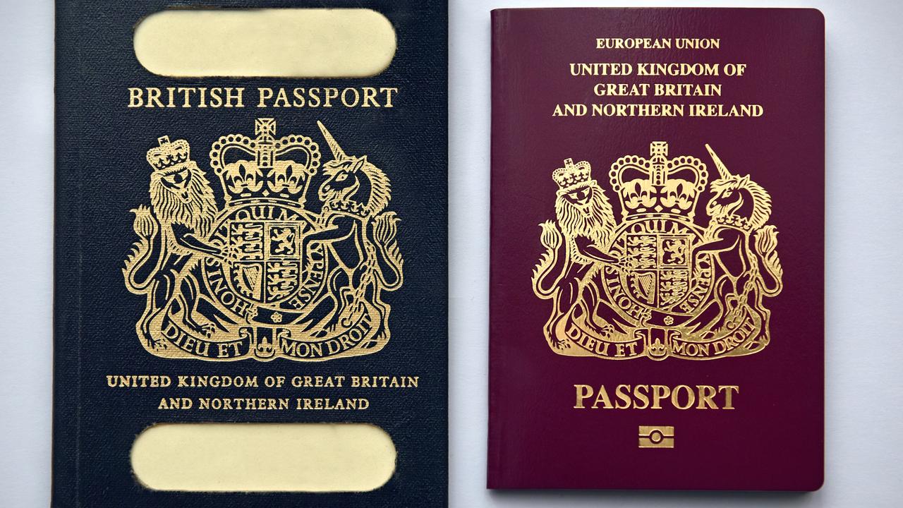 The British passport is going back to blue.