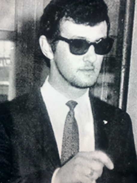 Bevan Spencer von Einem at the 1971 inquest into George Duncans death. Picture: Supplied