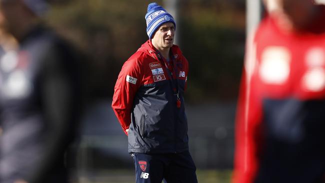 Demons coach Simon Goodwin. Picture: AAP Image/Daniel Pockett