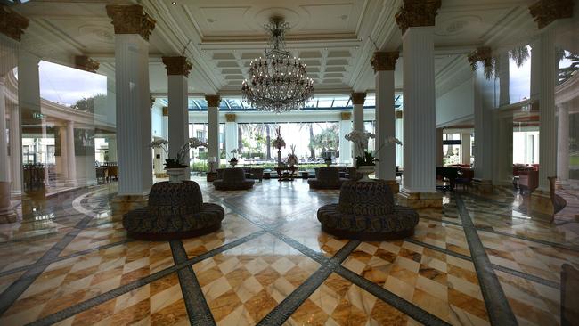 Palazzo Versace on the Gold Coast is closed due to the Covid 19 outbreak. Pics Adam Head