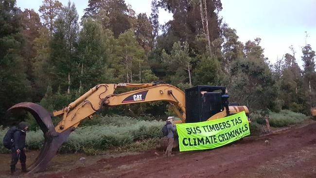 Six Tarkine protesters have now been charged as protest action continues. Picture: SUPPLIED