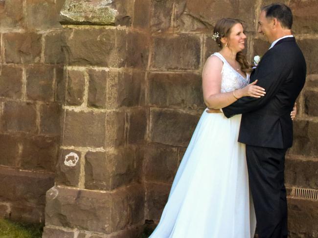 Ballarat couple Rohan and Emma Muller meet on Tinder and married this month. Picture: FourHands Productions