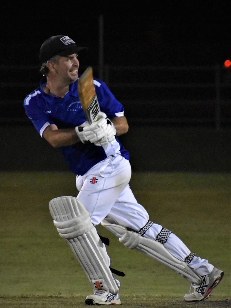 Jaye Yardy batting for TLE Tucabia Copmanhurst in the 2020/21 CRCA Cleavers Mechanical Twenty20 Night Cricket round 8 clash against Lawrence at McKittrick Park on Wednesday, 9th December, 2020. Photo Bill North / The Daily Examiner