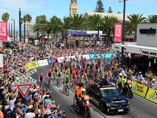 TDU start GLENELG - CAMPBELLTOWN. Pic: Tricia Watkinson