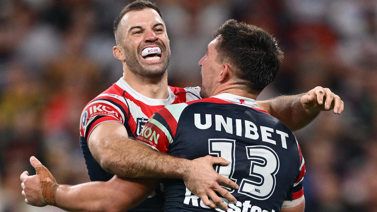 James Tedesco is in the mix to win back the NSW fullback spot. Picture: Hannah Peters/Getty Images