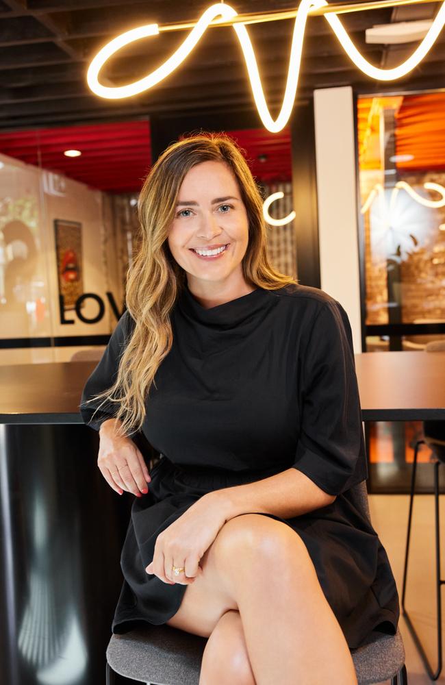 Kirsty Dunn, from Tinder Australia, said the dating app wants users to be ‘safe’. Picture: Supplied