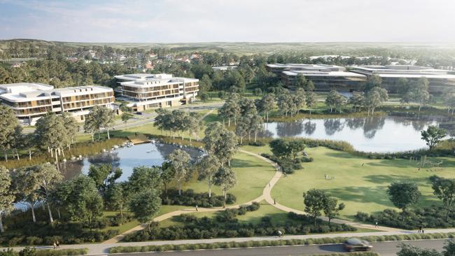 The new Nexus Business Park set to be built in Campbelltown.