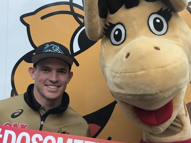 Penrith Panthers player Tim Browne says Life Education mascot Healthy Harold inspired him to be healthy and urged people to support the charity on DoSomething Day.