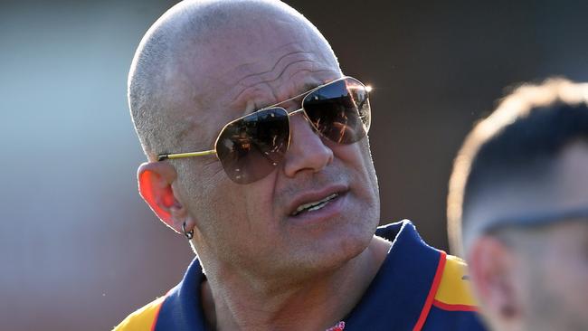 East Keilor coach Pat Christofi during the EDFL grand final between Craigieburn and East Keilor in Essendon, Saturday, Sept. 14, 2019. Picture: Andy Brownbill