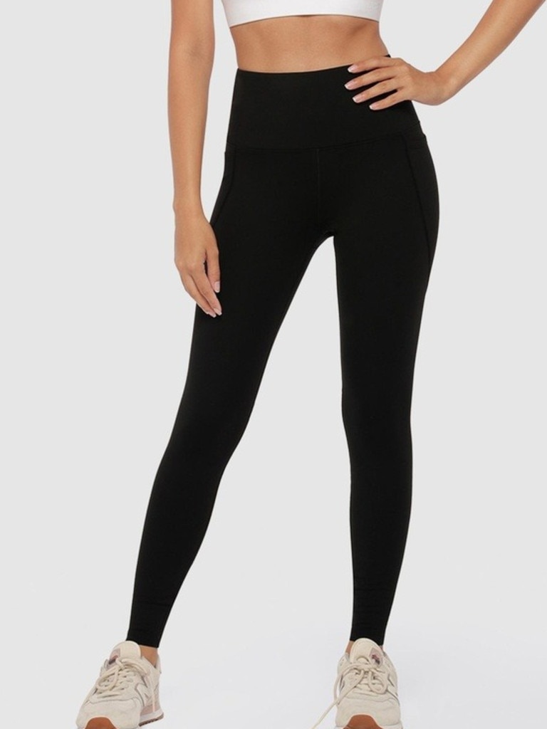 Best hot sale SKIMS Thermal Ribbed Cotton-blend Leggings - Soot