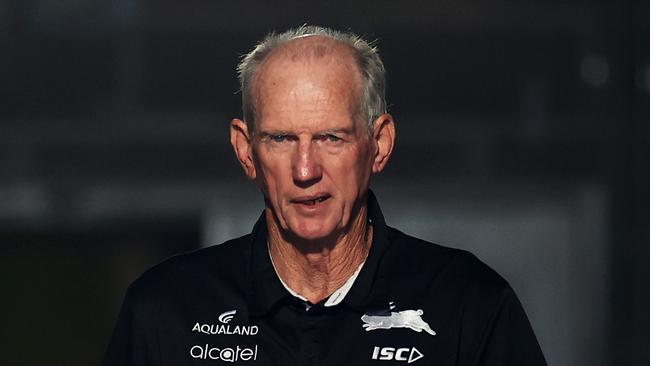 New Queensland coach Wayne Bennett has been forced to delay squad naming. Picture: Cameron Spencer/Getty