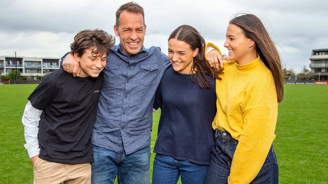 Alastair Clarkson prioritises his role as a father before all else. Picture: Sarah Matray Note