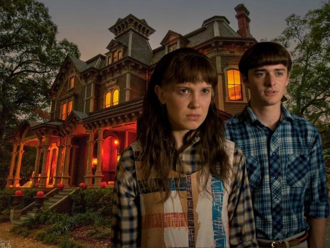 Creepy ‘Stranger Things’ house listed for sale. Picture: Realtor.com