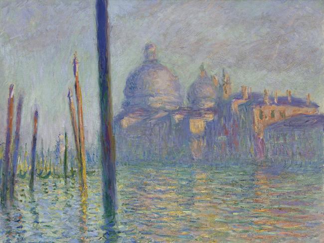 Claude Monet, French, 1840–1926 Grand Canal, Venice 1908 oil on canvas, 73.7 x 92.4 cm Museum of Fine Arts, Boston. Bequest of Alexander Cochrane. Photography © Museum of Fine Arts, Boston. All Rights Reserved *Only to be used for editorial coverage to review or promote French Impressionism from the Museum of Fine Arts, Boston at the NGV 2025