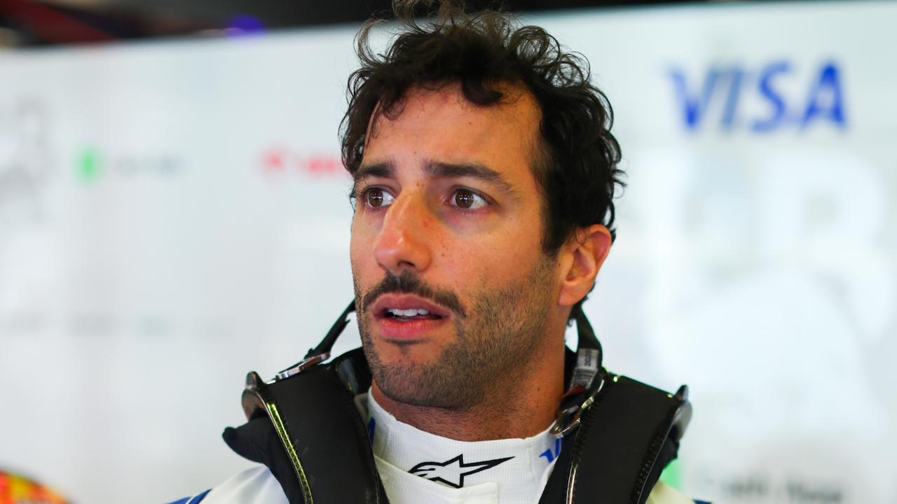 MELBOURNE, AUSTRALIA - MARCH 22: Daniel Ricciardo of Australia and Visa Cash App RB during practice ahead of the F1 Grand Prix of Australia at Albert Park Circuit on March 22, 2024 in Melbourne, Australia. (Photo by Peter Fox/Getty Images)