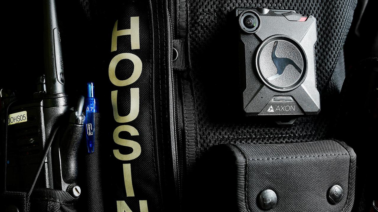 Public Housing Safety Officer body worn cameras will continue to be used for better oversight of the expanded powers. Picture: Justin Kennedy