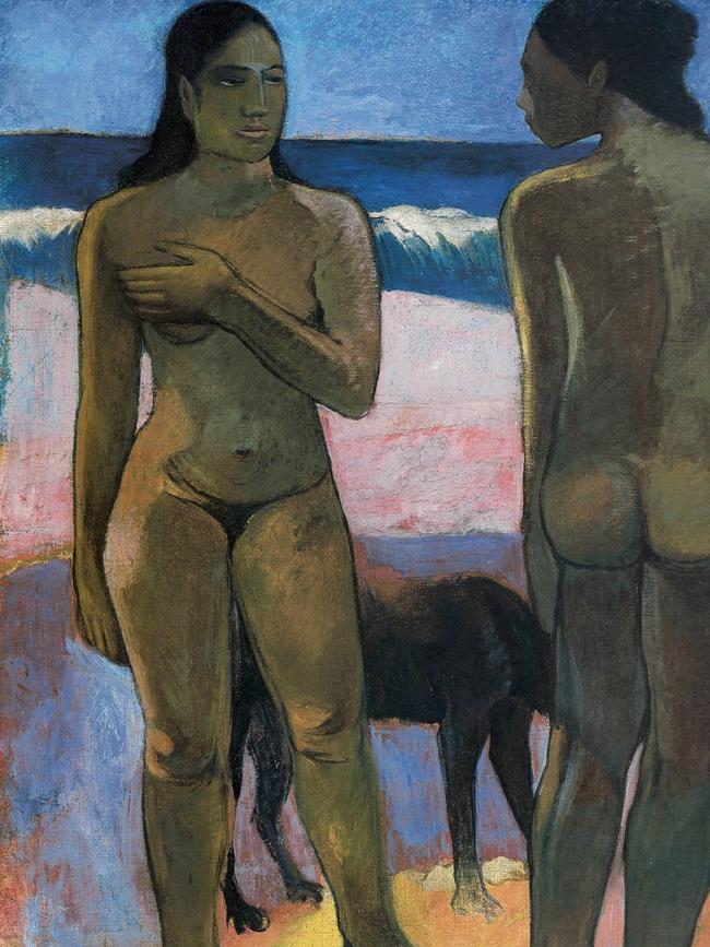 Two Nudes on a Tahitian Beach, 1891-94